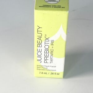 Juice Beauty PreBiotix Tartraic Iris Instant Flash Facial Travel .26oz 7.8ml New
